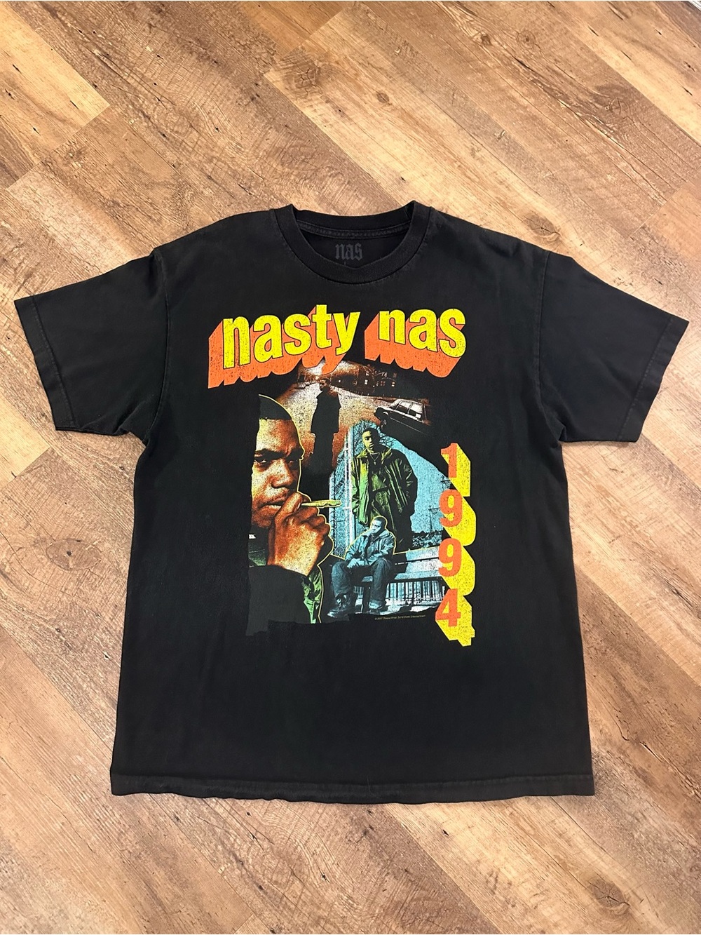 Nas 'Nasty Nas 1994' Graphic Tee - Black